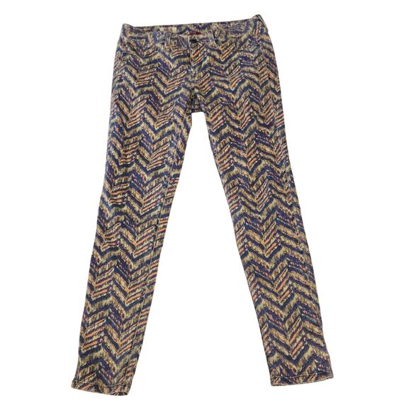 SOLD Design Lab Denim Women's Soho Super Skinny Jean, Missoni, Sz. 28 - Picture 1 of 5
